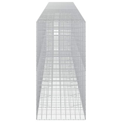 vidaXL Gabion with 5 mm Wire and 10x10 cm Mesh 1050x100x200 cm 4