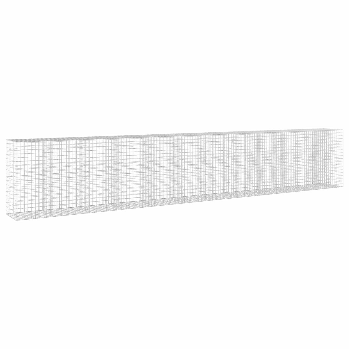vidaXL Gabion with 5 mm Wire and 10x10 cm Mesh 1150x100x200 cm 2