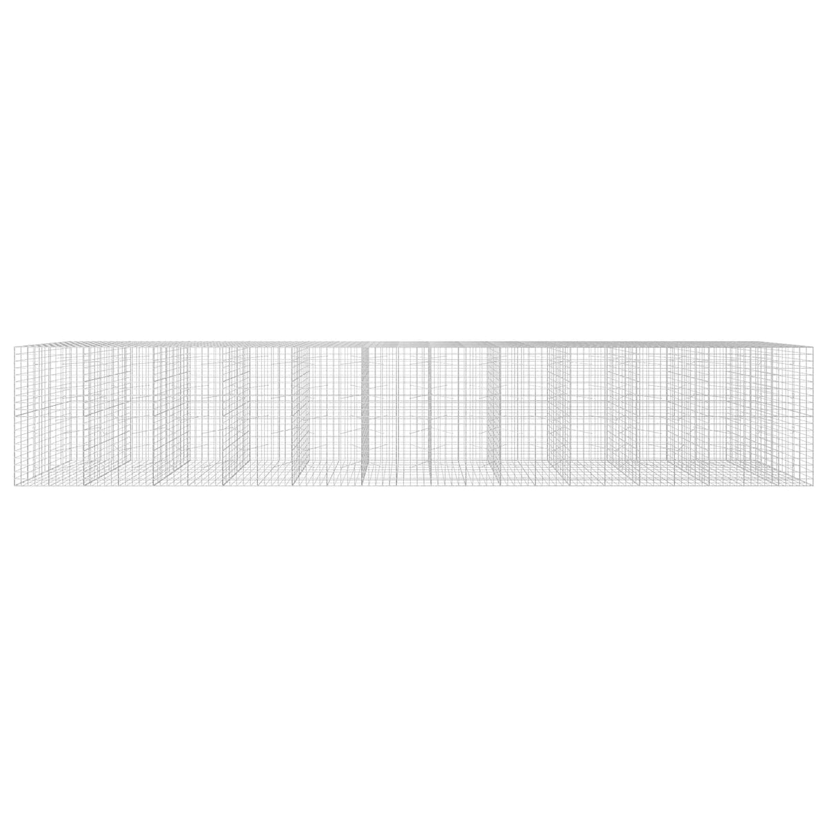 vidaXL Gabion with 5 mm Wire and 10x10 cm Mesh 1150x100x200 cm 3