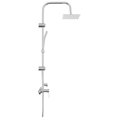 Shower System Stainless Steel 21 x 48 x 112 cm Chrome Square