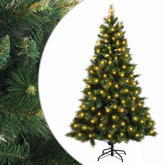 Artificial Christmas Tree Bauble LEDs Green