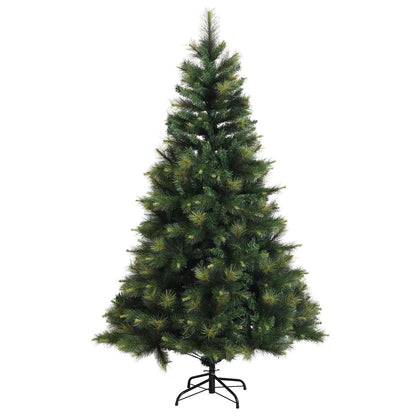 Artificial Christmas Tree with Bauble 150 LEDs Green Height 120 cm with LEDs