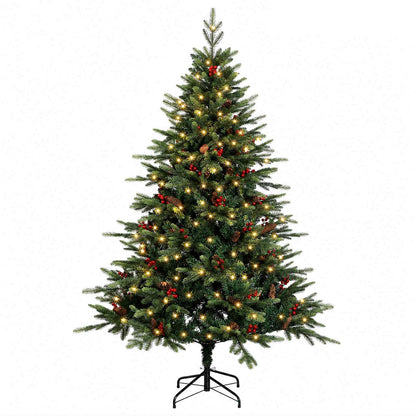 Artificial Christmas Tree Bauble LEDs Green