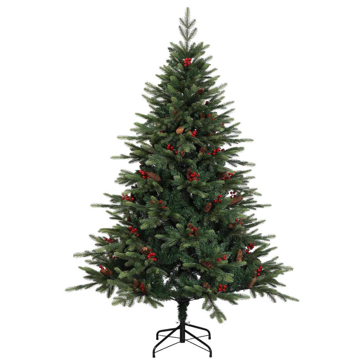 Artificial Christmas Tree Bauble LEDs Green