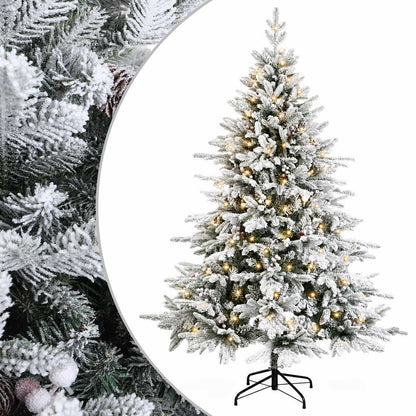 Artificial Christmas Tree Bauble LEDs Green White