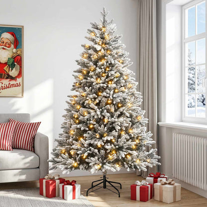 Artificial Hinged Christmas Tree LEDs Warm White