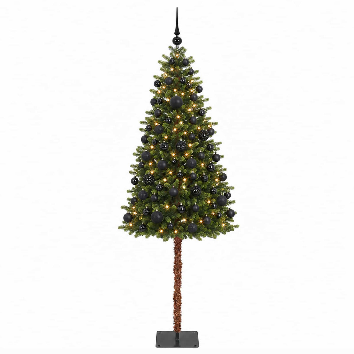 vidaXL Artificial Christmas Tree with Bauble 150 cm 150 LEDs 4