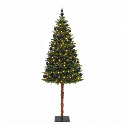 vidaXL Artificial Christmas Tree with Bauble 150 cm 150 LEDs 4
