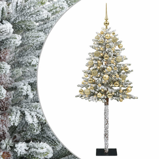 vidaXL Artificial Christmas Tree with Bauble 150 cm 150 LEDs 2
