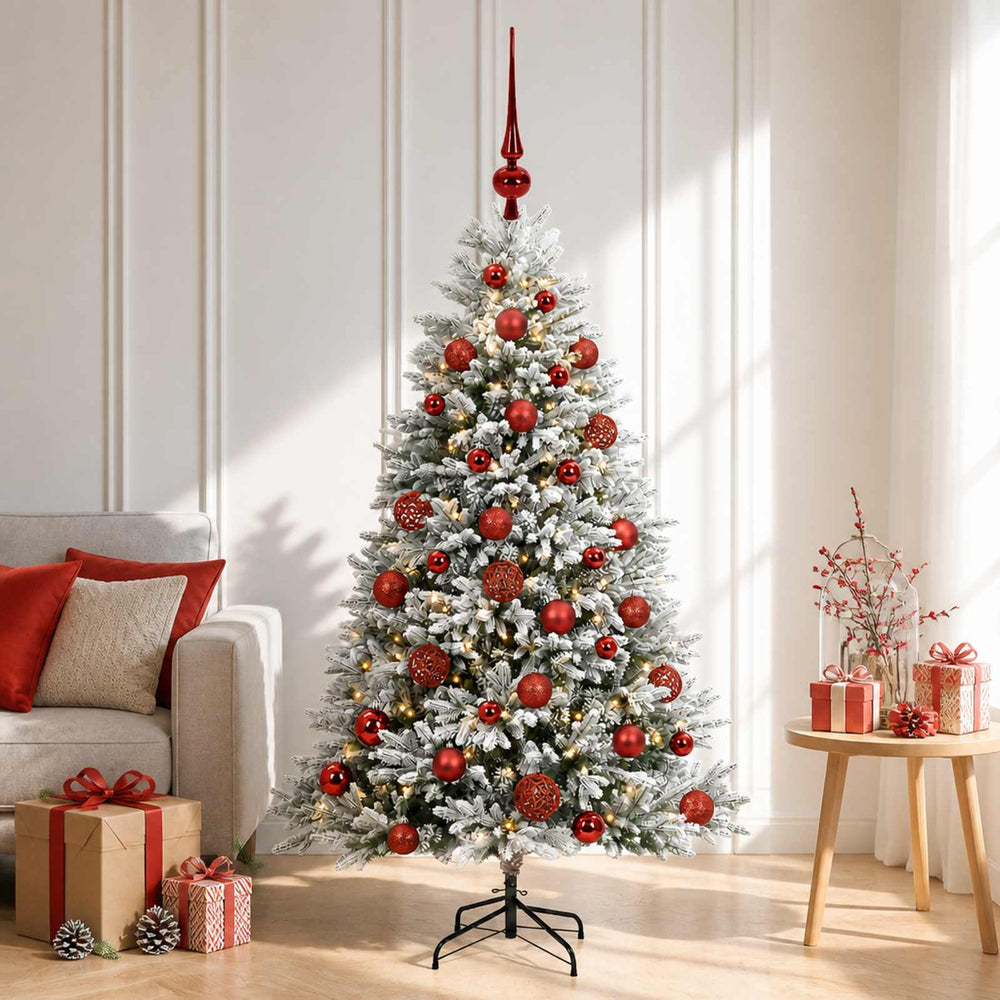 vidaXL Artificial Christmas Tree with Bauble 150 cm 150 LEDs