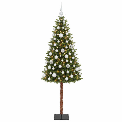 vidaXL Artificial Christmas Tree with Bauble 150 cm 150 LEDs 4