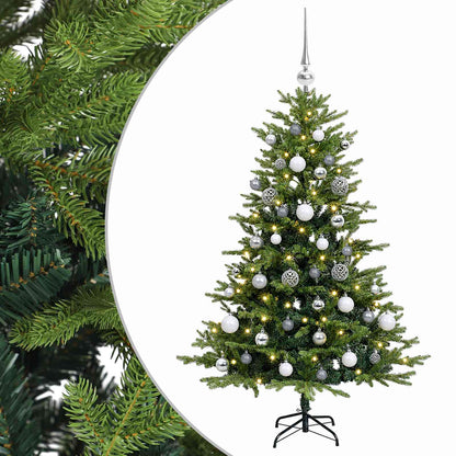 vidaXL Artificial Christmas Tree with Bauble 120 cm 150 LEDs 2