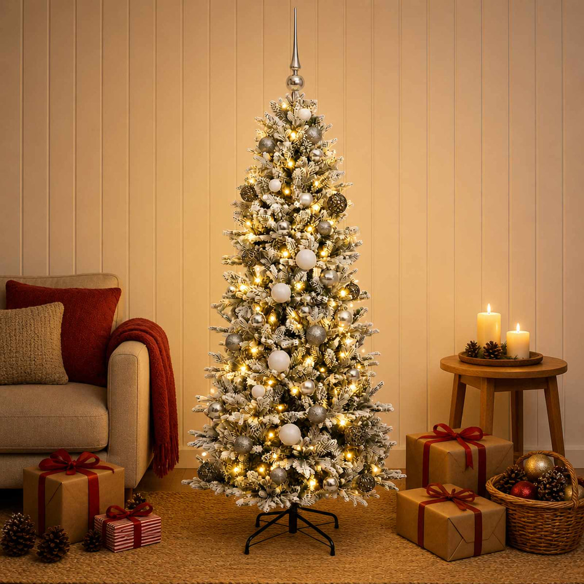 Artificial Christmas Tree Bauble LEDs