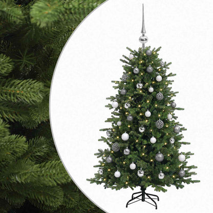 vidaXL Artificial Christmas Tree with Bauble 120 cm 150 LEDs 2