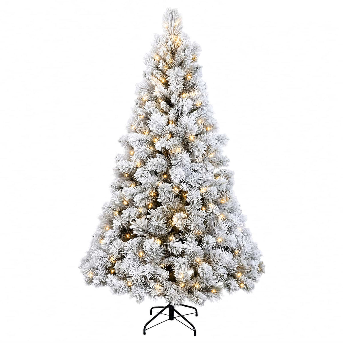 Artificial Hinged Christmas Tree 300 LEDs Warm White 180 cm