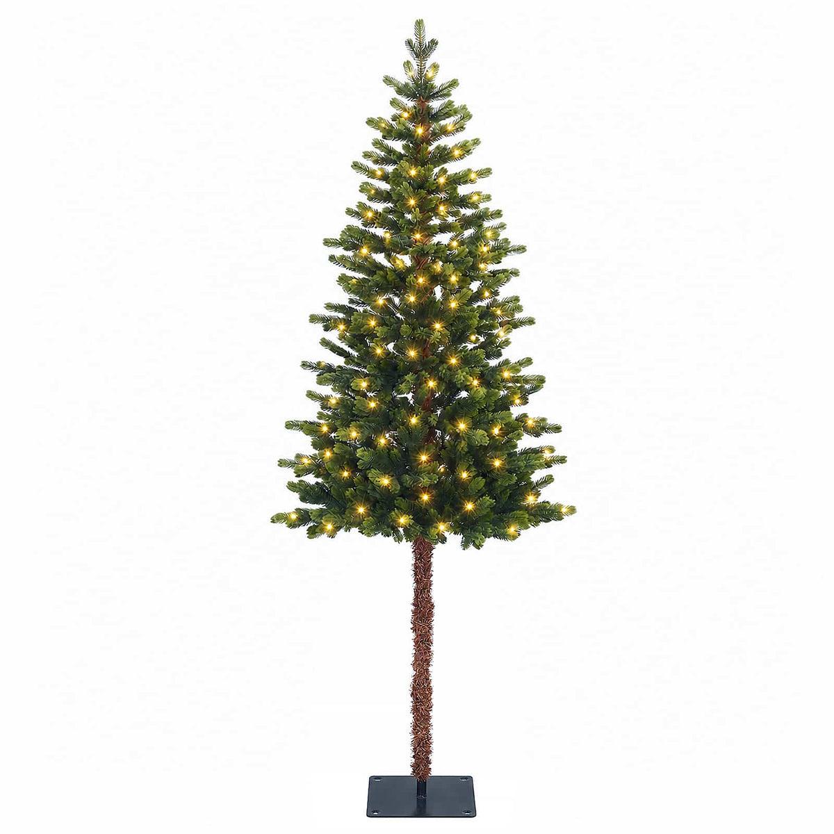 Artificial Christmas Tree with Bauble 150 LEDs Green 180 cm with LEDs
