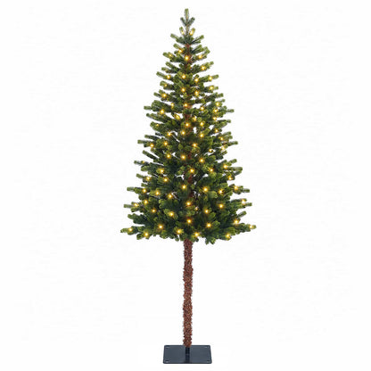 Artificial Christmas Tree with Bauble 150 LEDs Green 180 cm with LEDs