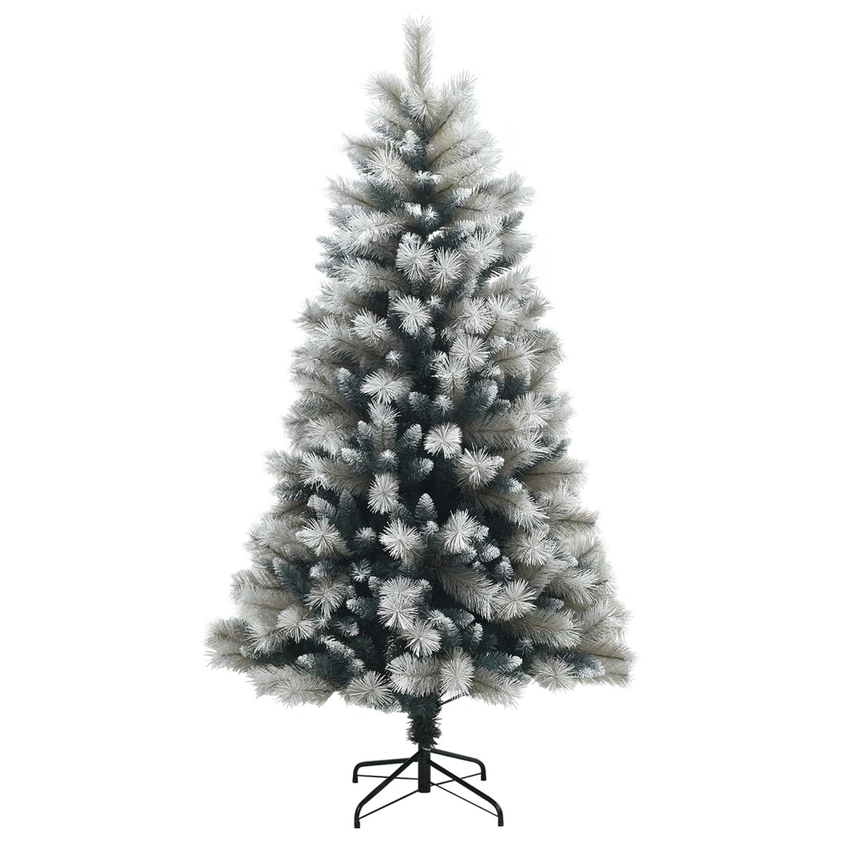 Artificial Hinged Christmas Tree with Baubles 150 LEDs 180 cm with LEDs