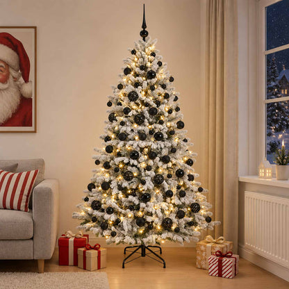 vidaXL Artificial Christmas Tree with Bauble 240 cm 300 LEDs 3
