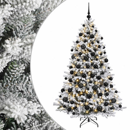 vidaXL Artificial Christmas Tree with Bauble 240 cm 300 LEDs 2