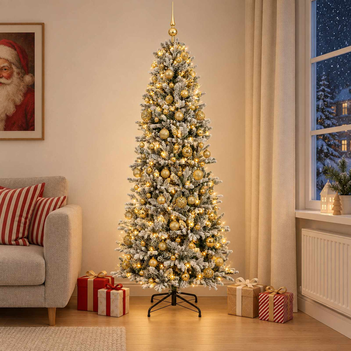 Artificial Christmas Tree Bauble LEDs