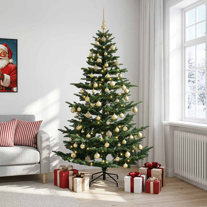 vidaXL Artificial Christmas Tree with Bauble 210 cm 300 LEDs 3