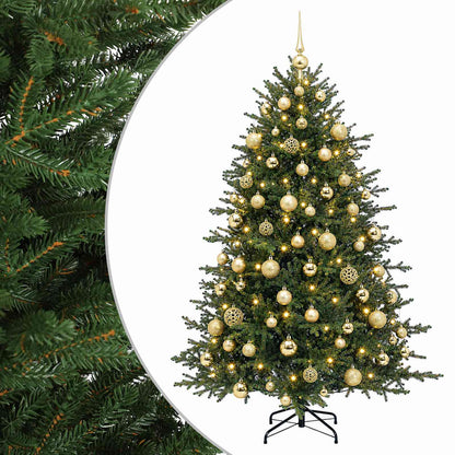 vidaXL Artificial Christmas Tree with Bauble 240 cm 300 LEDs 2