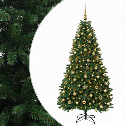 Artificial Christmas Tree Mid-green Bauble LEDs
