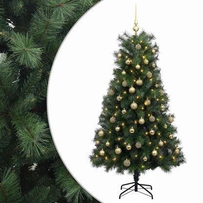 Artificial Hinged Christmas Tree Baubles LEDs