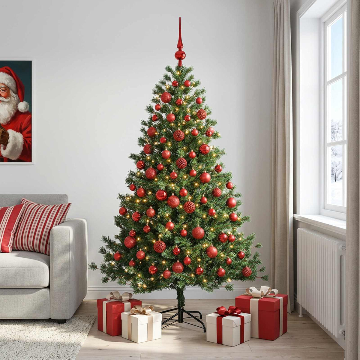 Artificial Christmas Tree Bauble LEDs