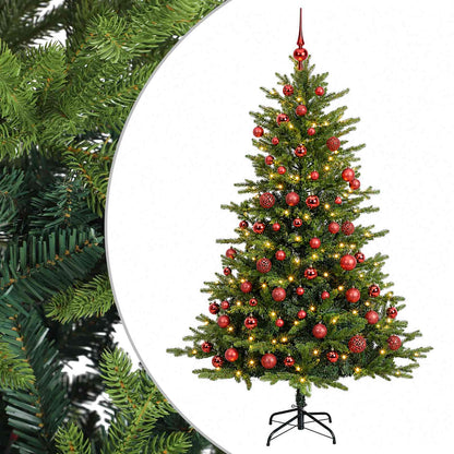 vidaXL Artificial Christmas Tree with Bauble 210 cm 300 LEDs 2