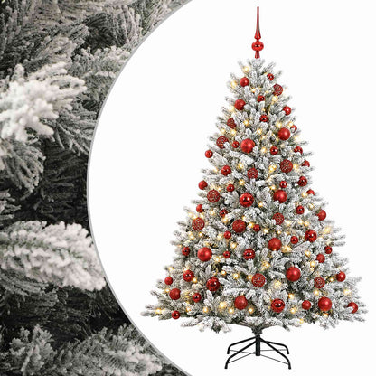 vidaXL Artificial Christmas Tree with Bauble 240 cm 300 LEDs 2