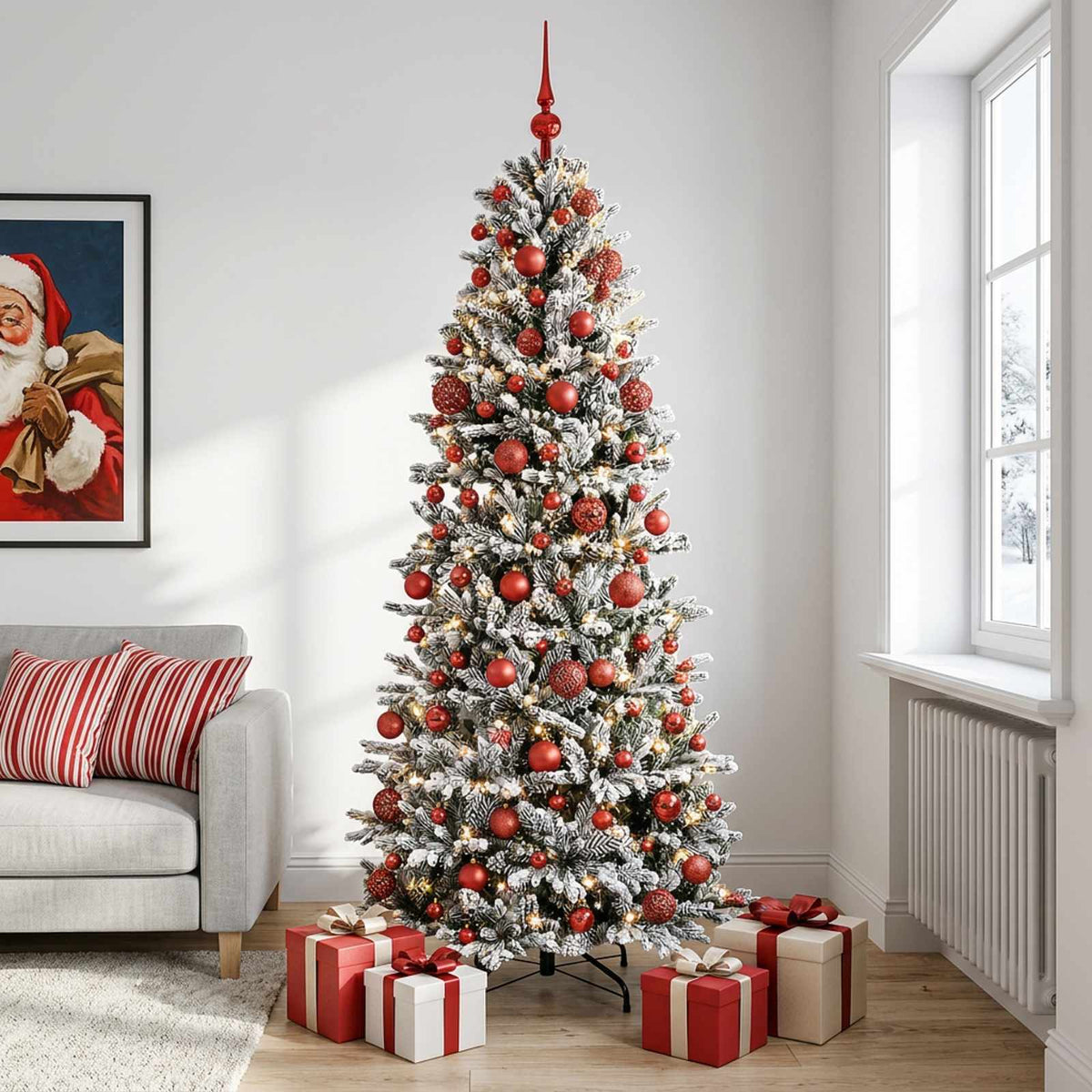Artificial Christmas Tree Bauble LEDs
