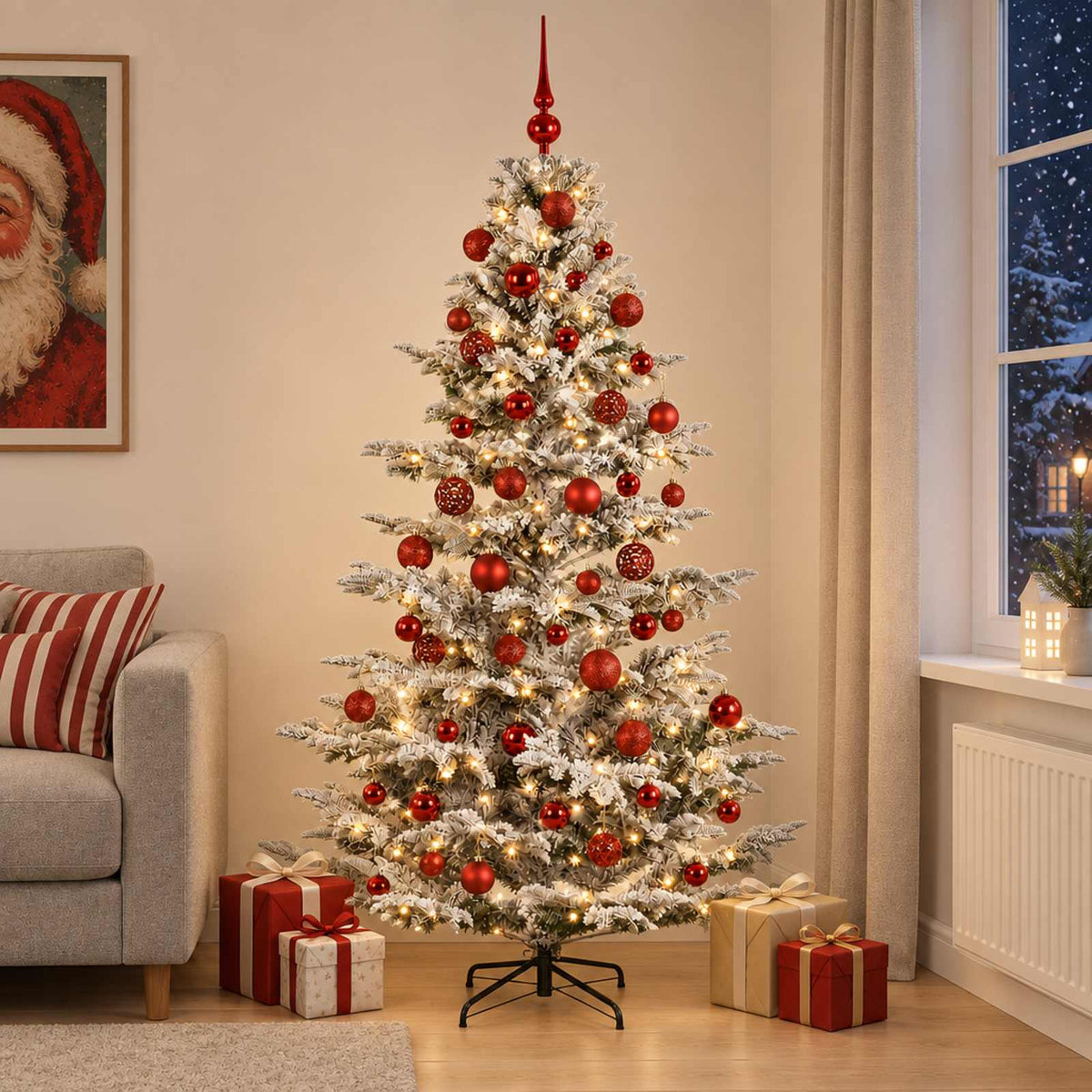 Artificial Christmas Tree Bauble LEDs