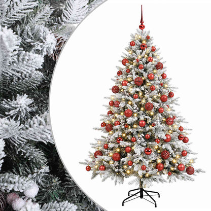 vidaXL Artificial Christmas Tree with Bauble 210 cm 300 LEDs 2