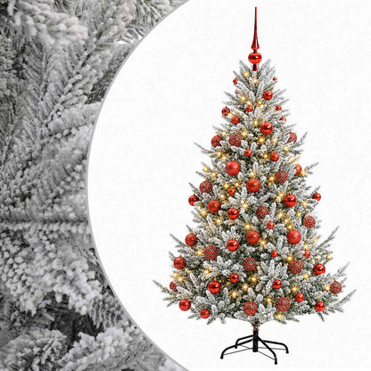 vidaXL Artificial Christmas Tree with Bauble 180 cm 300 LEDs 2