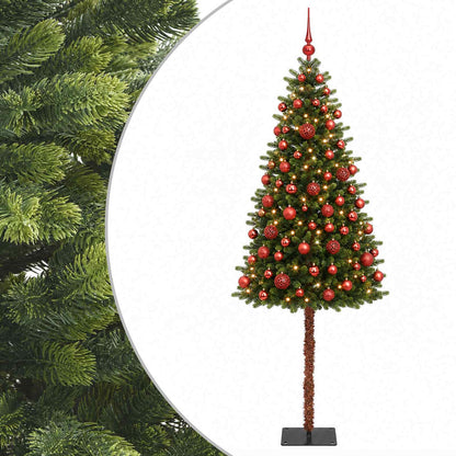 vidaXL Artificial Christmas Tree with Bauble 180 cm 300 LEDs 2