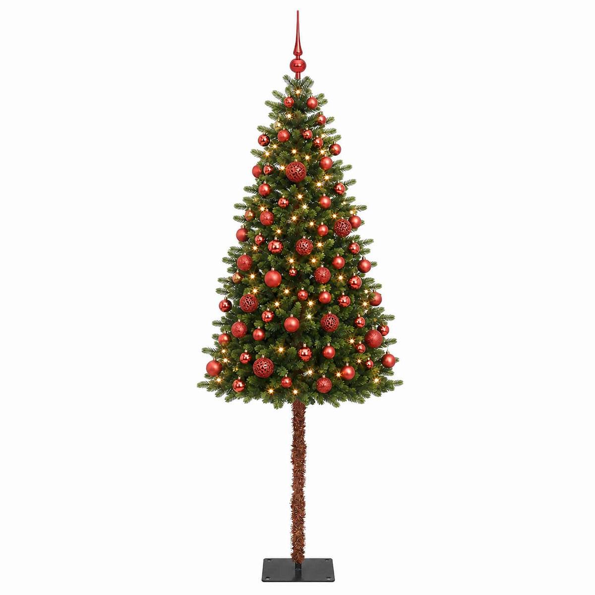 vidaXL Artificial Christmas Tree with Bauble 180 cm 300 LEDs 4