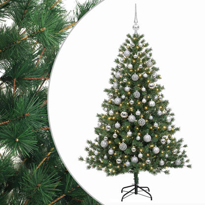 vidaXL Artificial Christmas Tree with Bauble 240 cm 300 LEDs 2