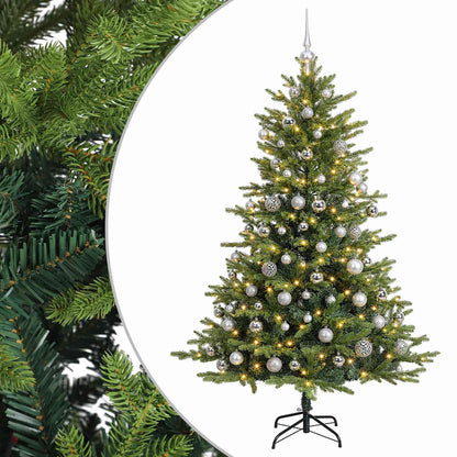 vidaXL Artificial Christmas Tree with Bauble 180 cm 300 LEDs 2