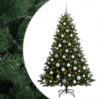vidaXL Artificial Christmas Tree with Bauble 240 cm 300 LEDs 2