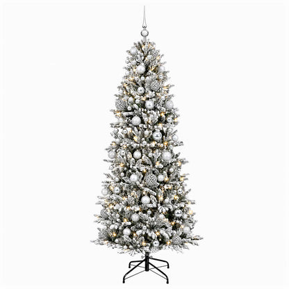 vidaXL Artificial Christmas Tree with Bauble 180 cm 300 LEDs 4