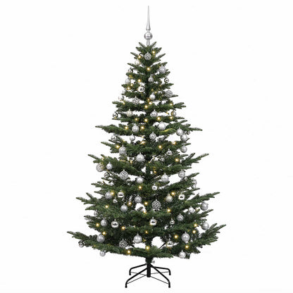 vidaXL Artificial Christmas Tree with Bauble 180 cm 300 LEDs 4