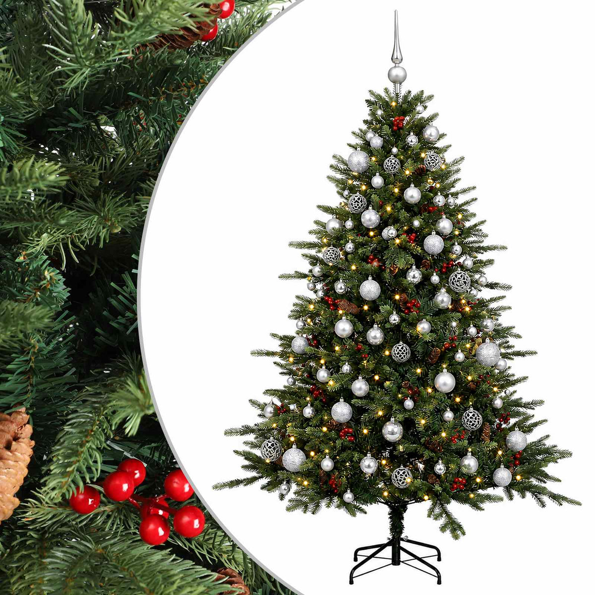 Artificial Christmas Tree Bauble LEDs