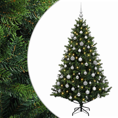 vidaXL Artificial Christmas Tree with Bauble 180 cm 300 LEDs 2