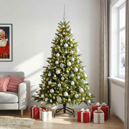 vidaXL Artificial Christmas Tree with Bauble 240 cm 300 LEDs 3