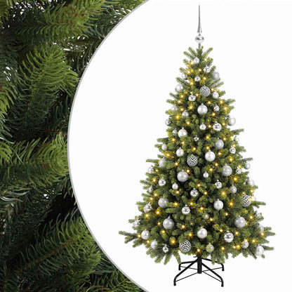 vidaXL Artificial Christmas Tree with Bauble 240 cm 300 LEDs 2