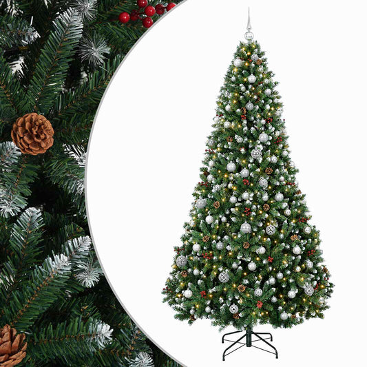 Artificial Christmas Tree Green Bauble LEDs