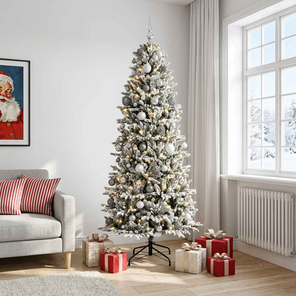vidaXL Artificial Christmas Tree with Bauble 180 cm 300 LEDs 3