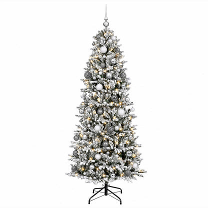 vidaXL Artificial Christmas Tree with Bauble 180 cm 300 LEDs 4